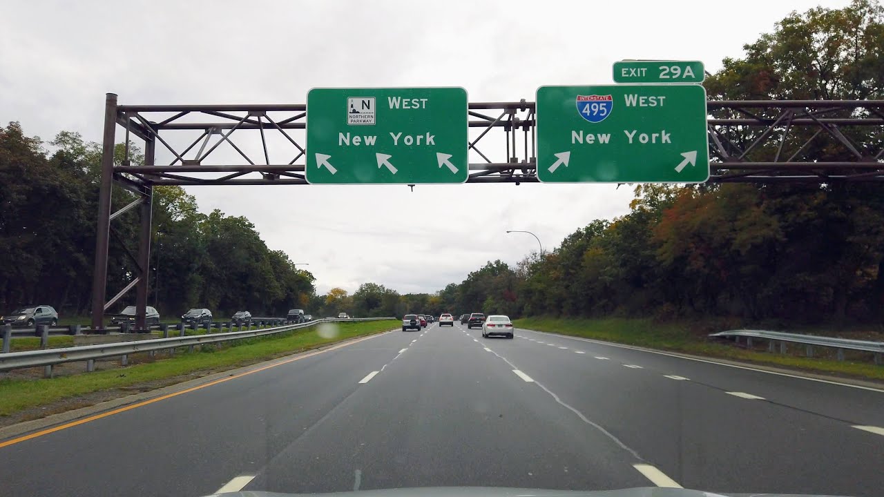 Northern State Pkwy Exits 31 - 26  🚗🎶🌧️