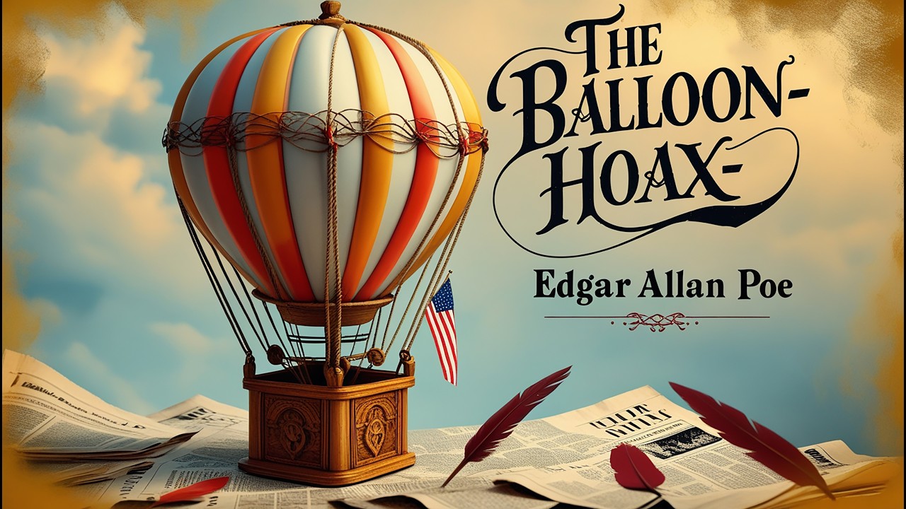 🎈 THE BALLOON HOAX by Edgar Allan Poe | Full Audiobook | Classic Literary Hoax