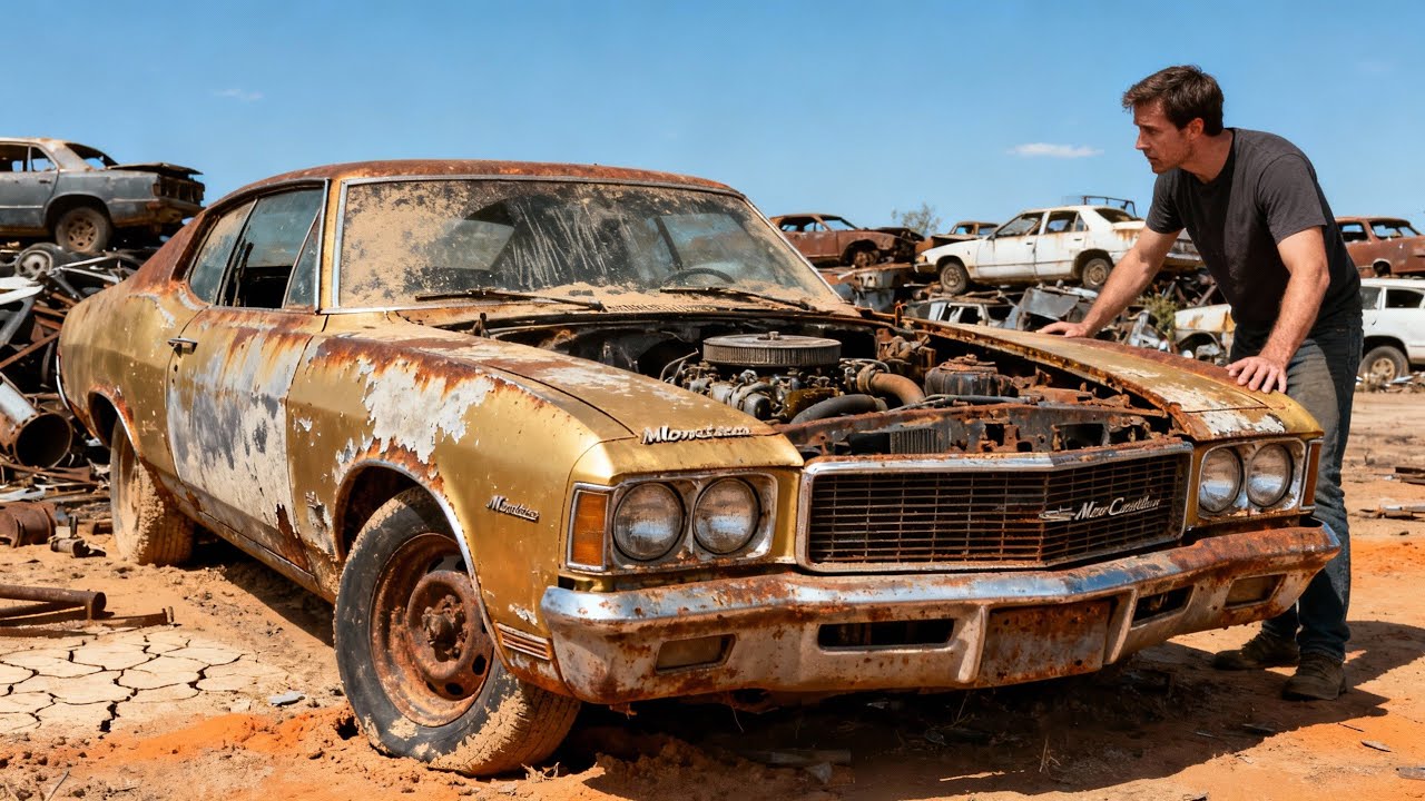 ASMR Car Restoration | Full Rebuild of a 1970 Chevrolet Monte Carlo From Abandoned Rust to Brand New
