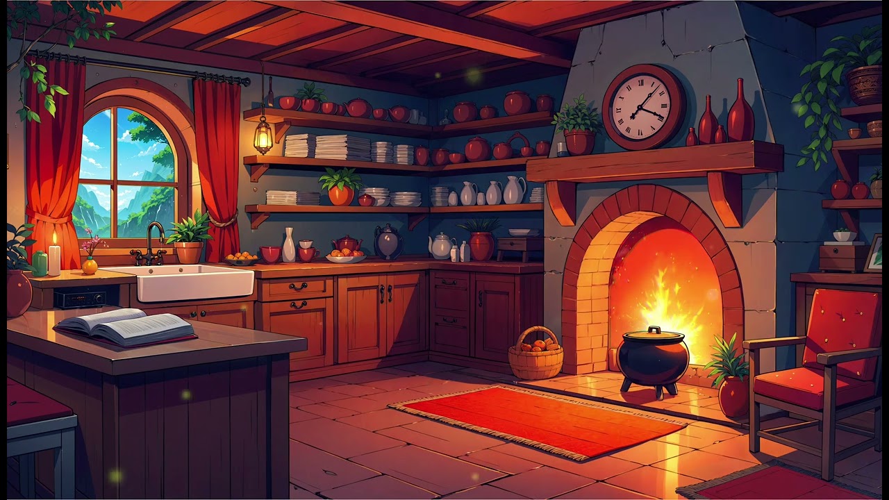 The Witch’s Kitchen ✨ Fantasy Lofi 📚 Cozy Lofi Music to Study and Read