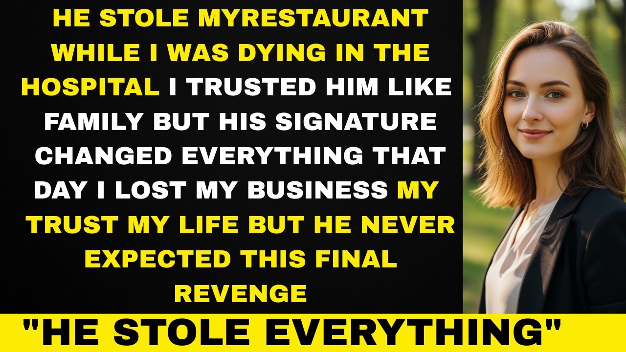 He Stole My Restaurant While I Was in Hospital — But I Took It Back Legally