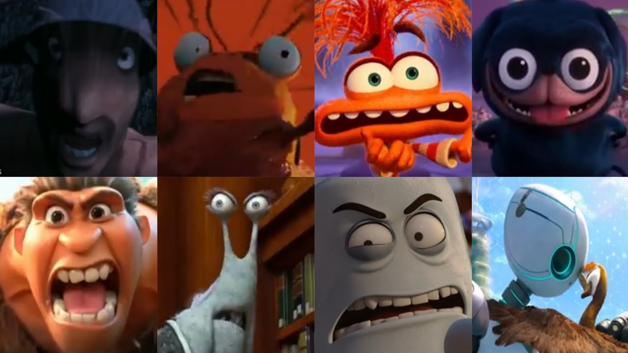1 Second from 82 Animated Movies