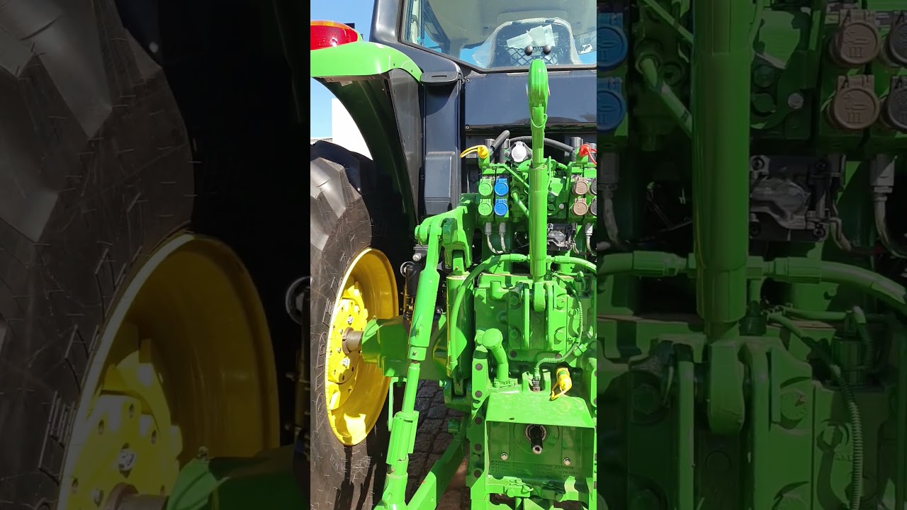 Neto mostrando traseira trator John deere 6190m #revenda tracbel John deere catanduva