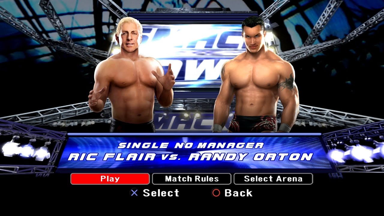 WWE SmackDown VS Raw 2008 PS3 - Ric Flair VS Randy Orton [2K][mClassic]
