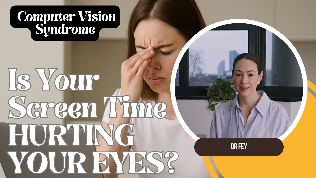 Combat Computer Vision Syndrome: Is Your Screen Time HURTING Your Eyes? #tiredeyes #screentime