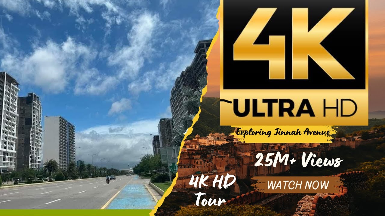 Exploring Jinnah Avenue | 4K ULTRA HD | In Bahria Town Karachi
