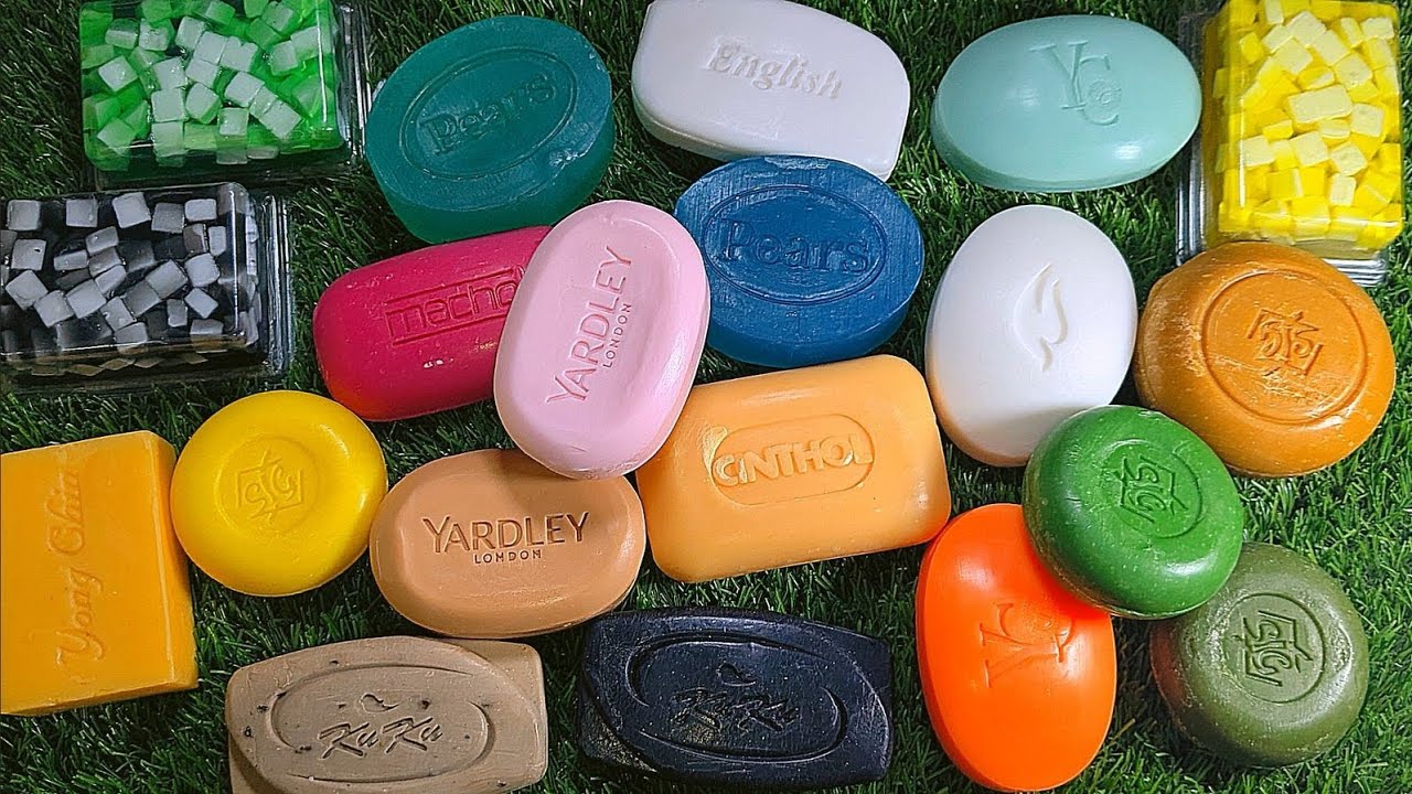 Nice Colourful ASMR Soap opening Haul Unpacking Soap International ASMR Soaps Relaxing Sound