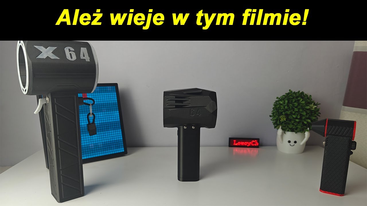Wielki test dmuchaw X64 vs X64 Mini vs Amnvolt Drillpro - Test  Recenzja LowcyChin.pl