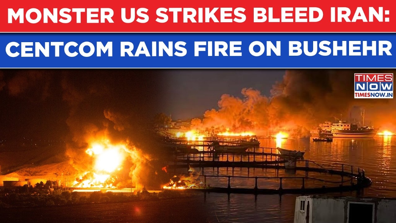 US Monster Strikes Bleed Iran: Massive Explosions As CENTCOM Jolts Bushehr| Tehran State TV Says...
