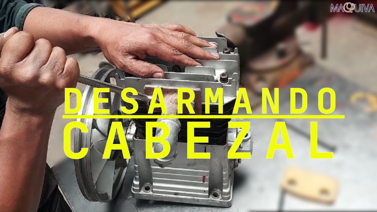 CÓMO DESARMAR UN CABEZAL DE COMPRESOR 🗜 / @MAQUIVARENTABLEYEFECTIVA