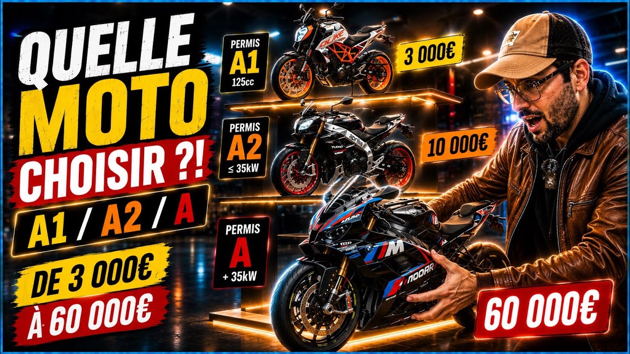 QUELLE MOTO A1/A2/A CHOISIR EN 2026 ?! 🤔 [ROADSTER/SPORTIVE/TRAIL]