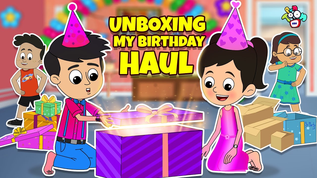Unboxing My Birthday Haul | Animated Stories | English Cartoon | Moral Stories | PunToon Kids