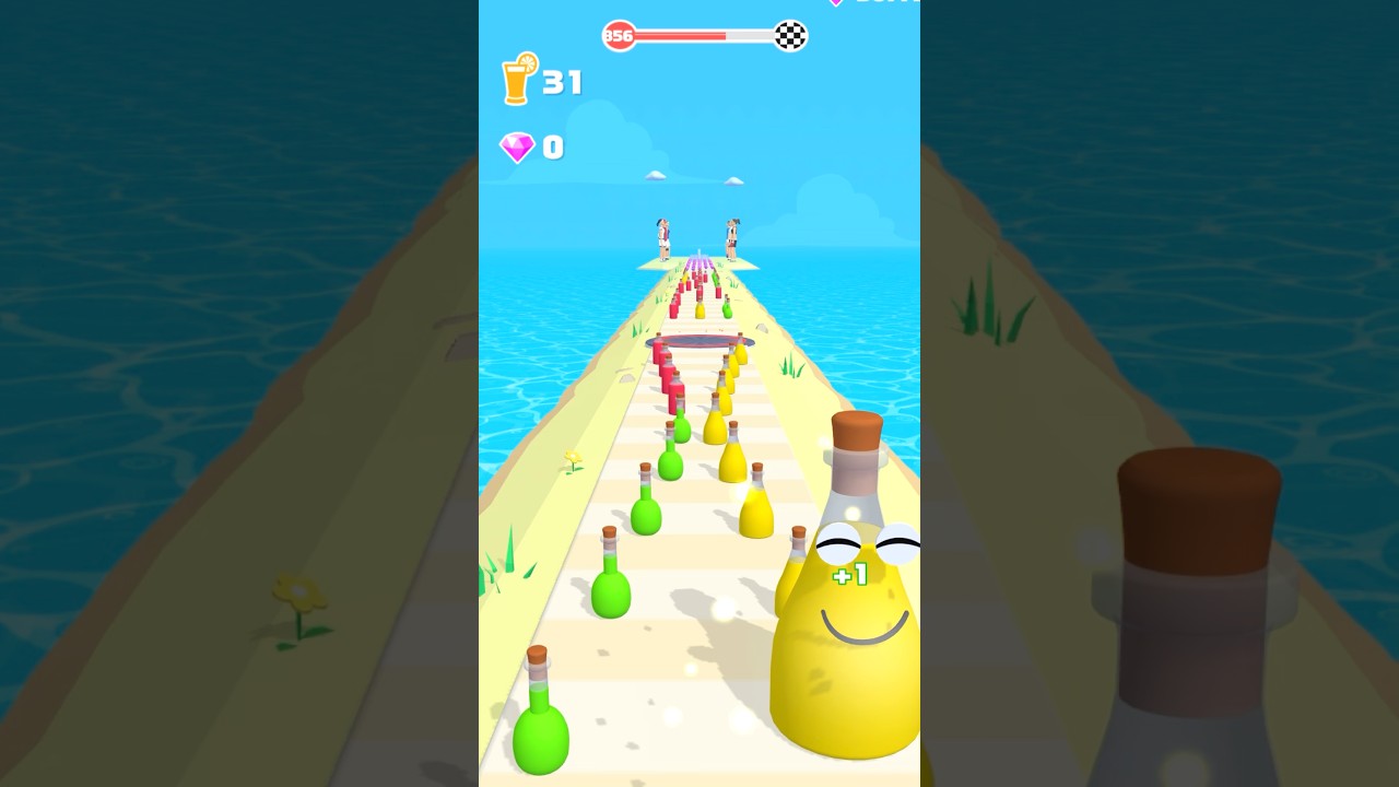 856 Juice Run😹🌟😝🧃Satisfying And Relaxing ASMR Sound Gameplay. #stmkgaming #shorts #gaming .