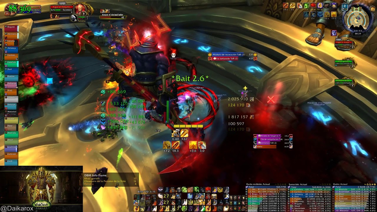 Argus el Aniquilador Mítico | Antorus, el Trono Ardiente | WoW Legion | Paladín Reprensión