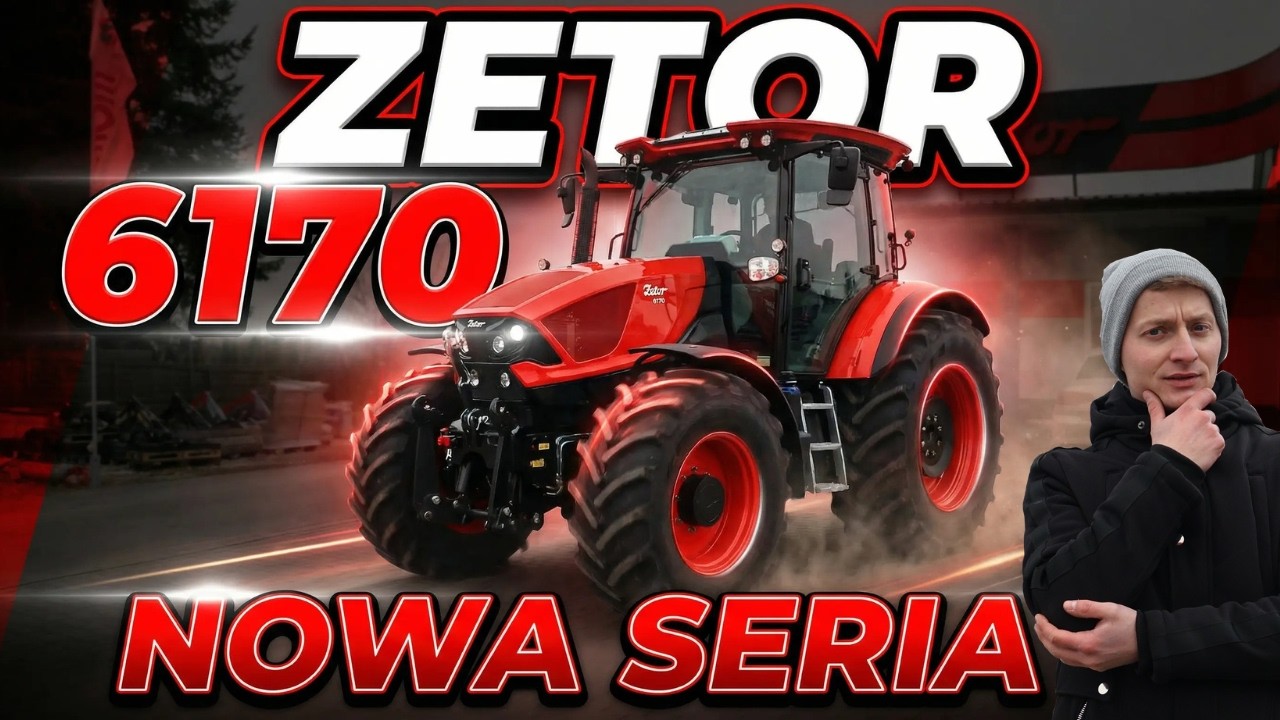 NOWOŚĆ OD ZETOR'A  🟥 ZETOR 6170 - prezentacja nowej serii 6 | Prezentacja / test ciągnika