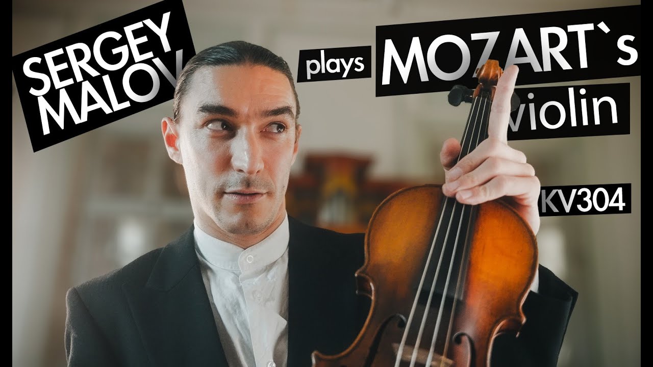 Sergey Malov plays Sonata e minor KV 304 on Mozart's own violin, Florian Birsak, Piano