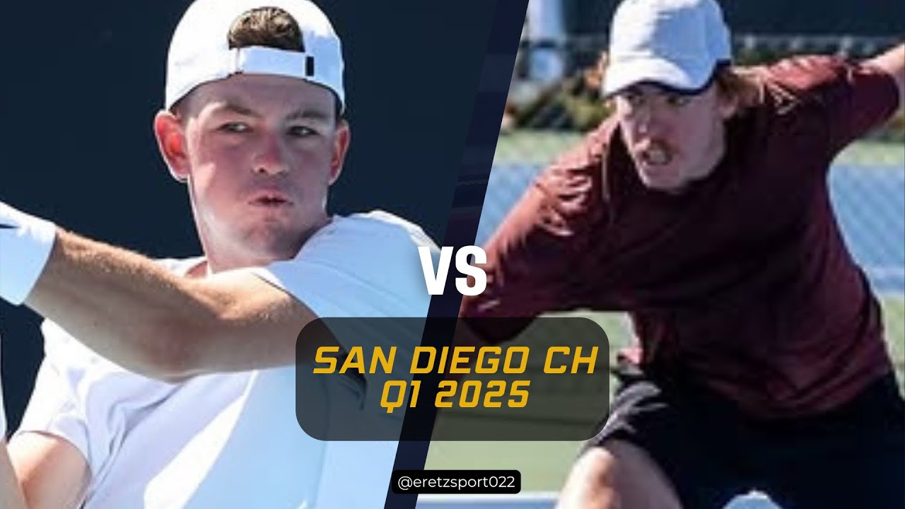 San Diego Challenger 2025 Q1: Jagger Leach [WC] vs. Trey Hilderbrand [10] Extended Highlights