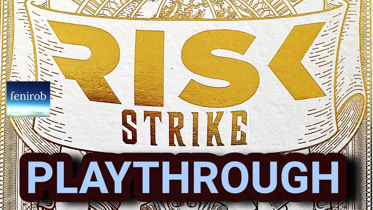 Risk Strike Board Game | Playthrough (2 Players)