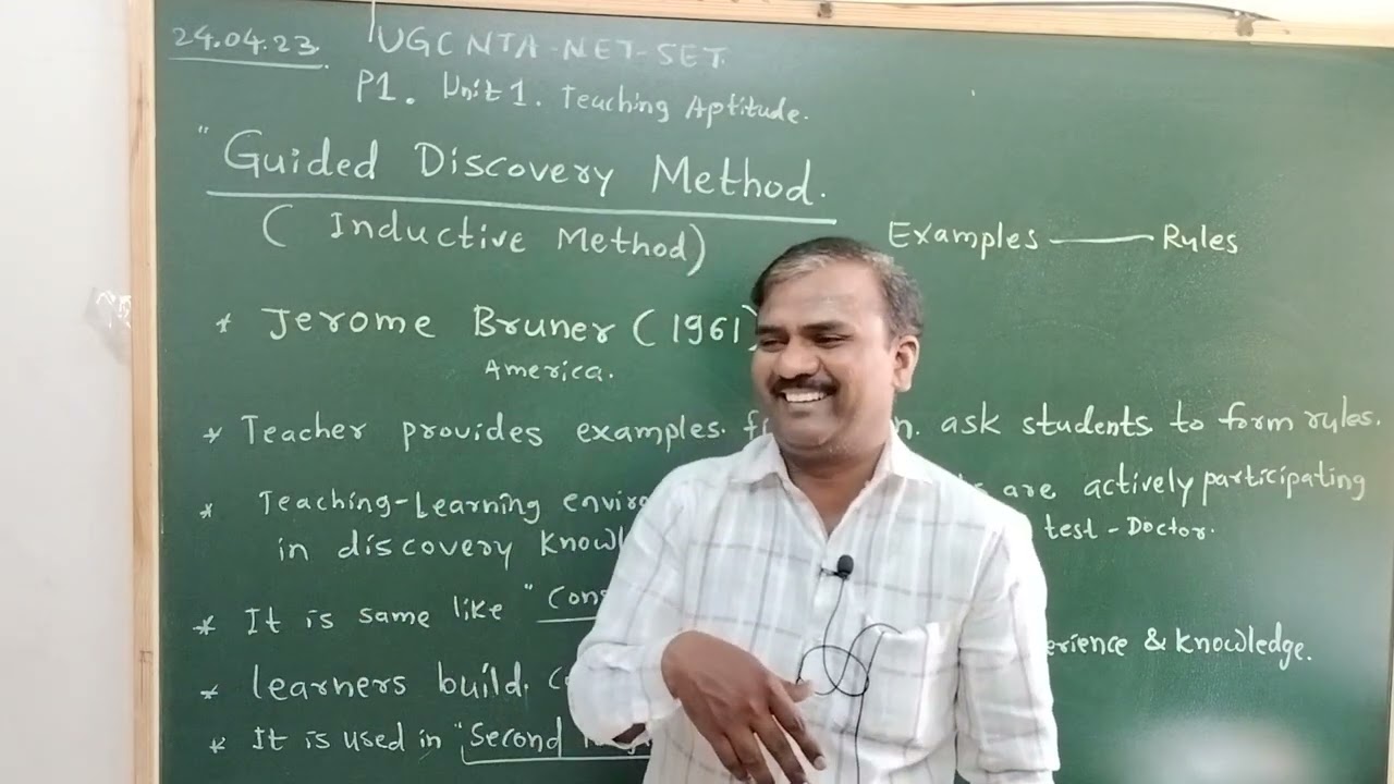 KSET P1 UNIT 1 @ Guided Discovery Method in Kannada