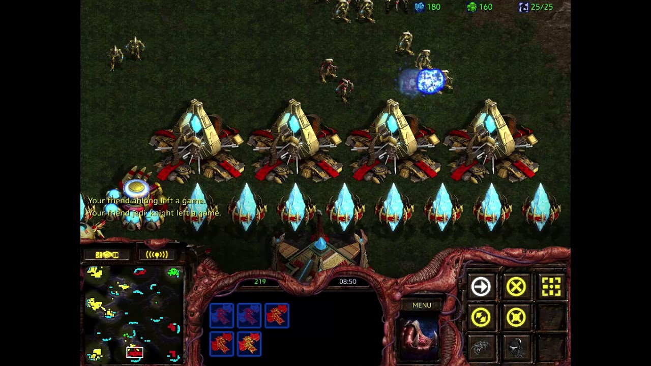 Starcraft Broodwar: Remastered - 4v4 on Hunters - PPPZ vs PPPZ - seesaw battle