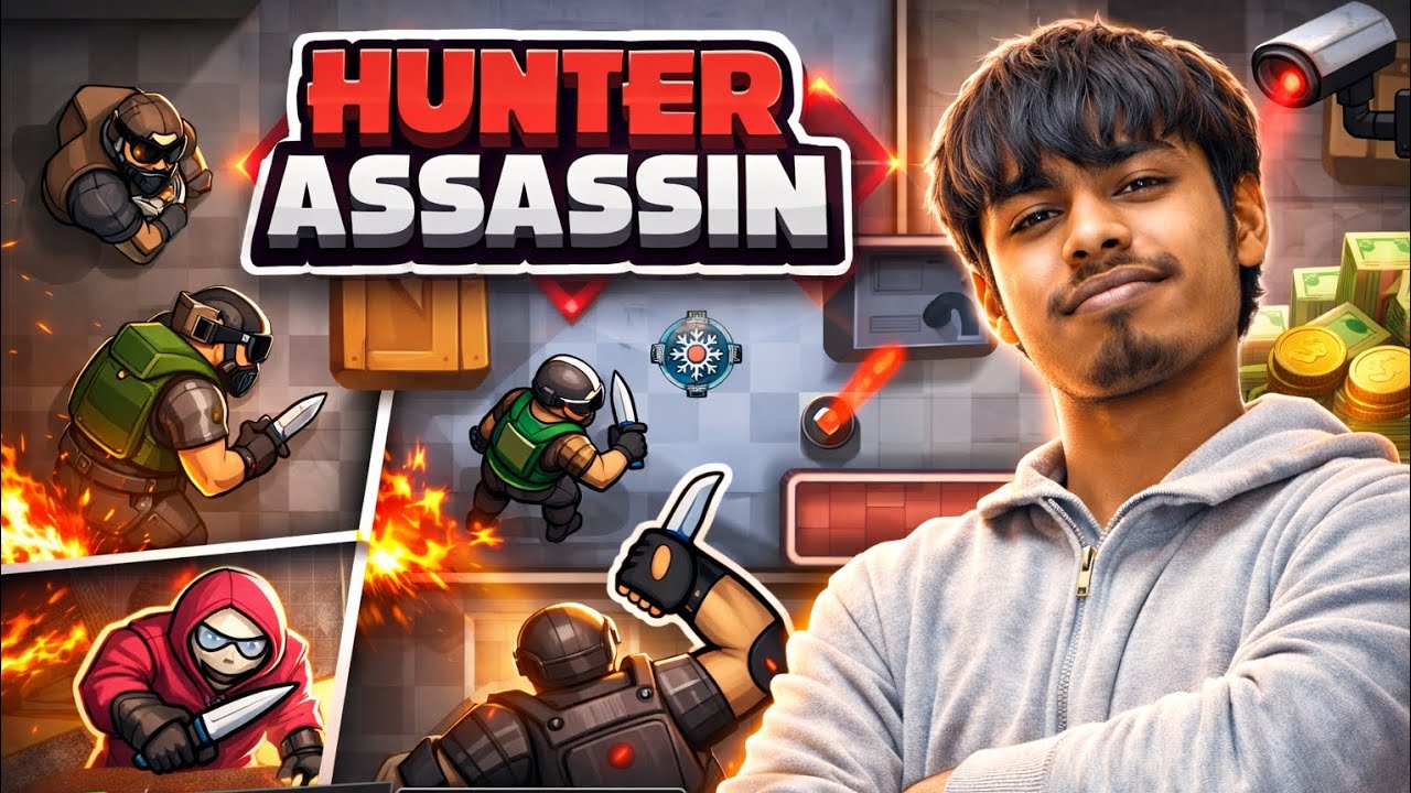 Ultimate Stealth Kills! 🔪 Hunter Assassin Gameplay: Itna Khatarnak Stealth Game? (2026)