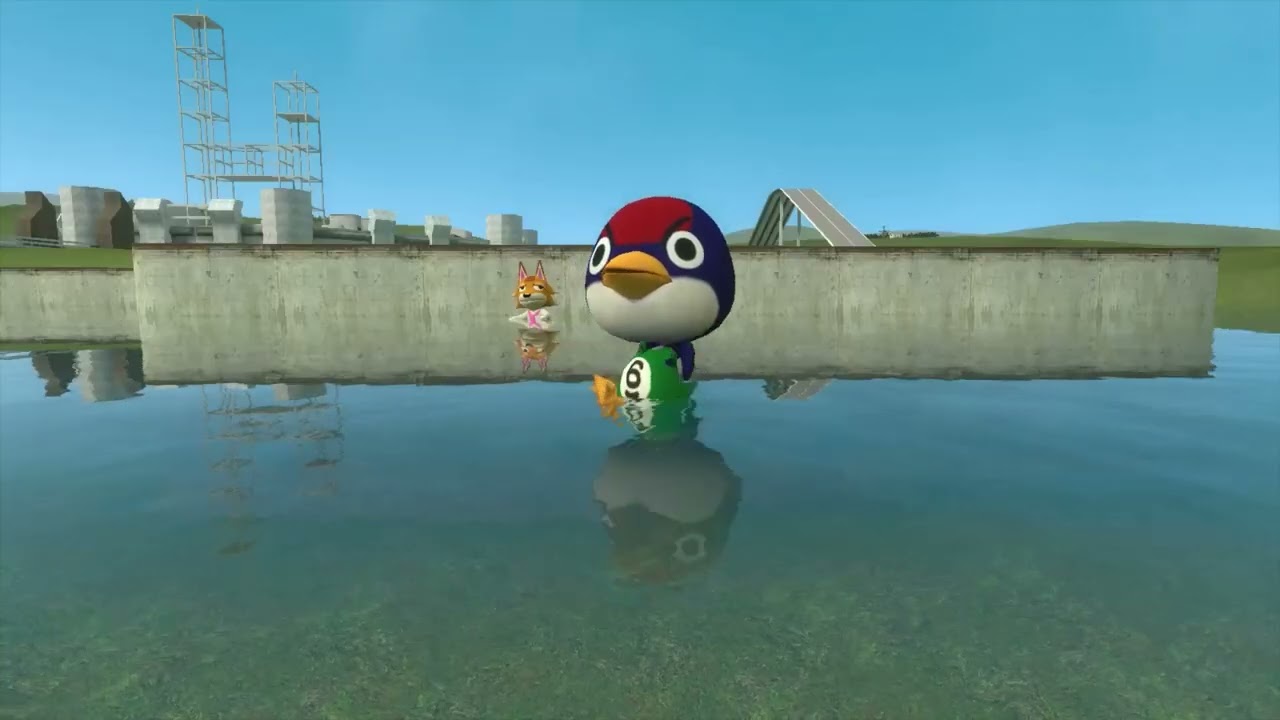 Phineas & Ferb - Drusselstein Driving Test Waltz but with Animal Crossing characters