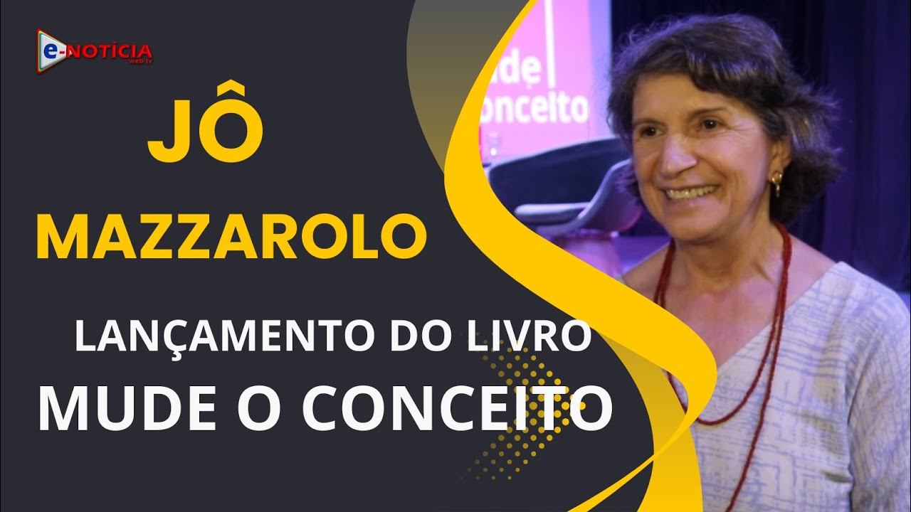 Jô Mazzarolo, Jornalista e Escritora, lança livro "Mude o Conceito" no Galpão das Artes em Limoeiro