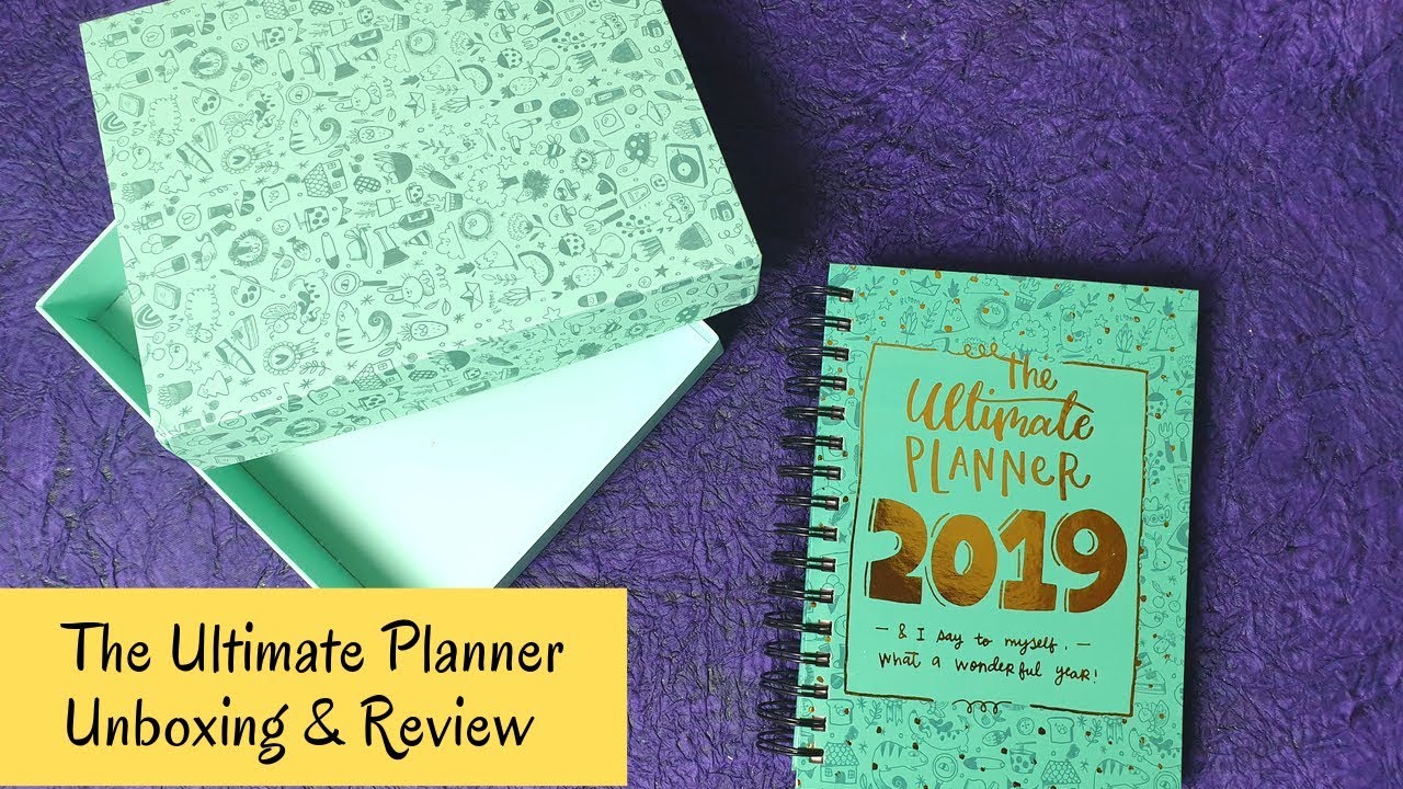 The Ultimate Planner 2019 | Alicia Souza | Happy Wagon | Philocaly
