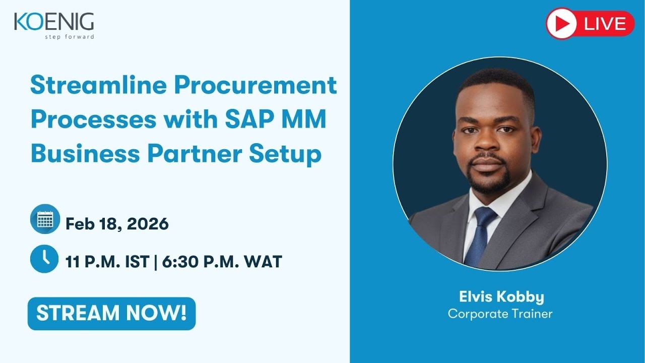 Streamline Procurement Processes with SAP MM Business Partner Setup