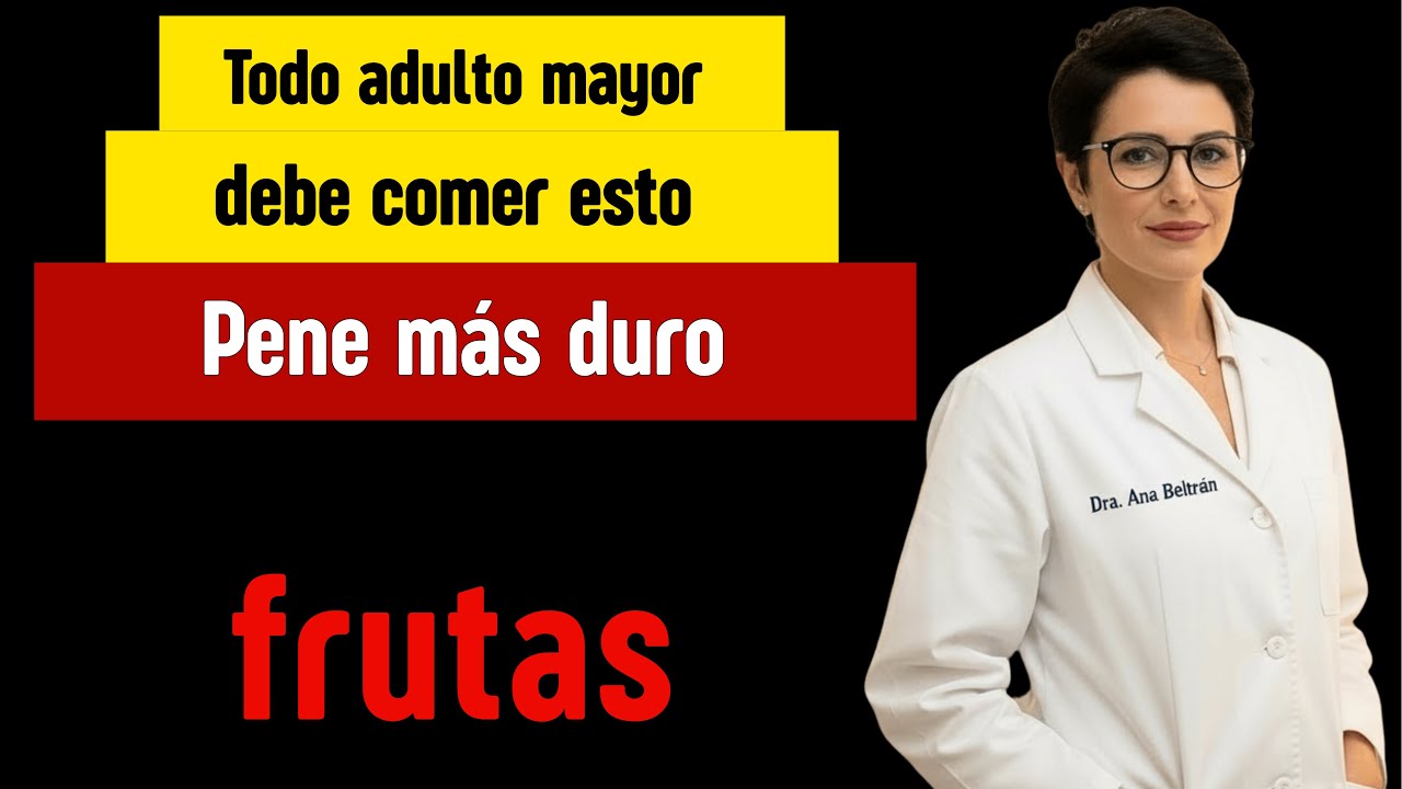 Hombres mayores de 60 años deberían comer esto