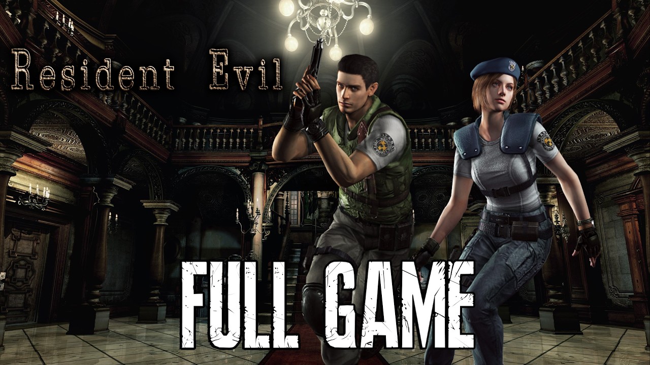 Resident Evil HD Remaster FULL GAME Gameplay Walkthrough Best Endings (No Commentary)