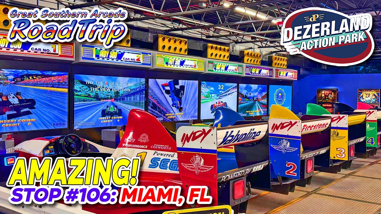 Dezerland Action Park arcade tour (Miami FL), March 2026 new 4K full walkthrough [RoadTrip Ep. 106]