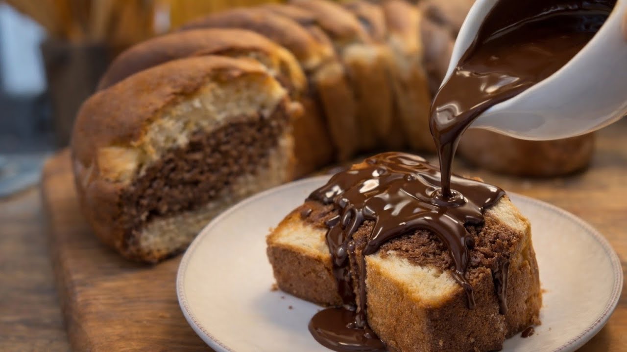 Once You Try This Marble Bread, You’ll Never Buy Bread Again 😋😍