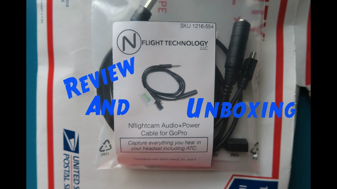 NflightCam Audio and Power Cable For GoPro Review