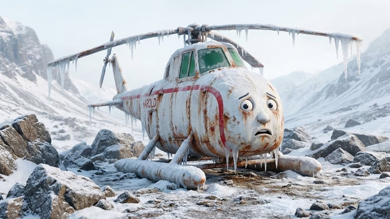 I Found Thomas’ Best Friend Harold Helicopter Abandoned -71 in Mountains | Rusty to Fully New [ASMR]