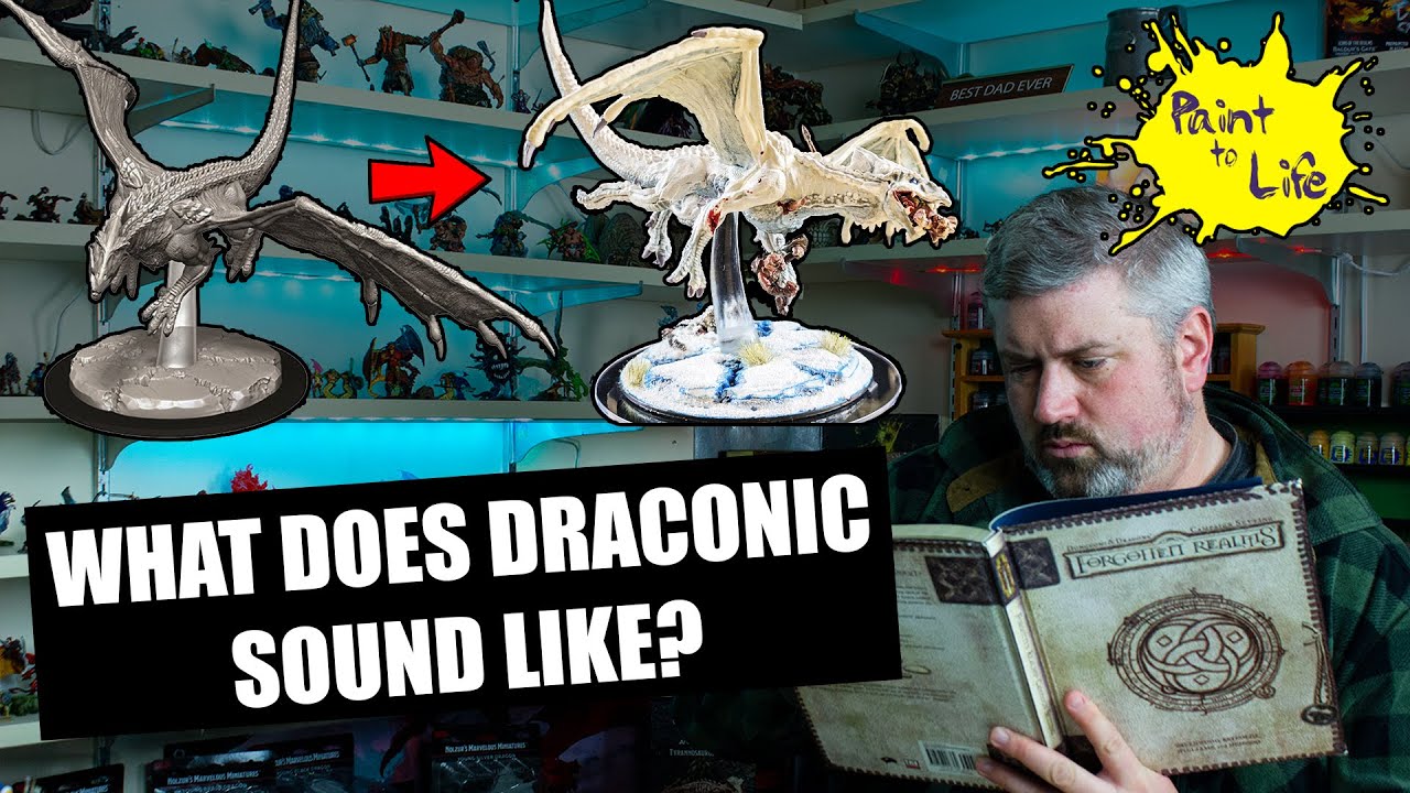 How to speak DRACONIC!  Nolzur's D&D White Dragon- Lore and Story video.