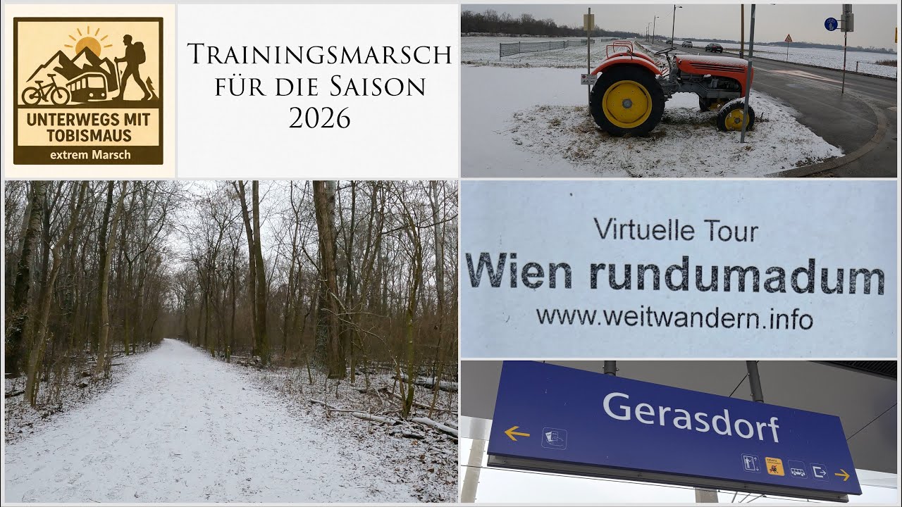 Trainingsmarsch für die Saison 2026 💪🥾