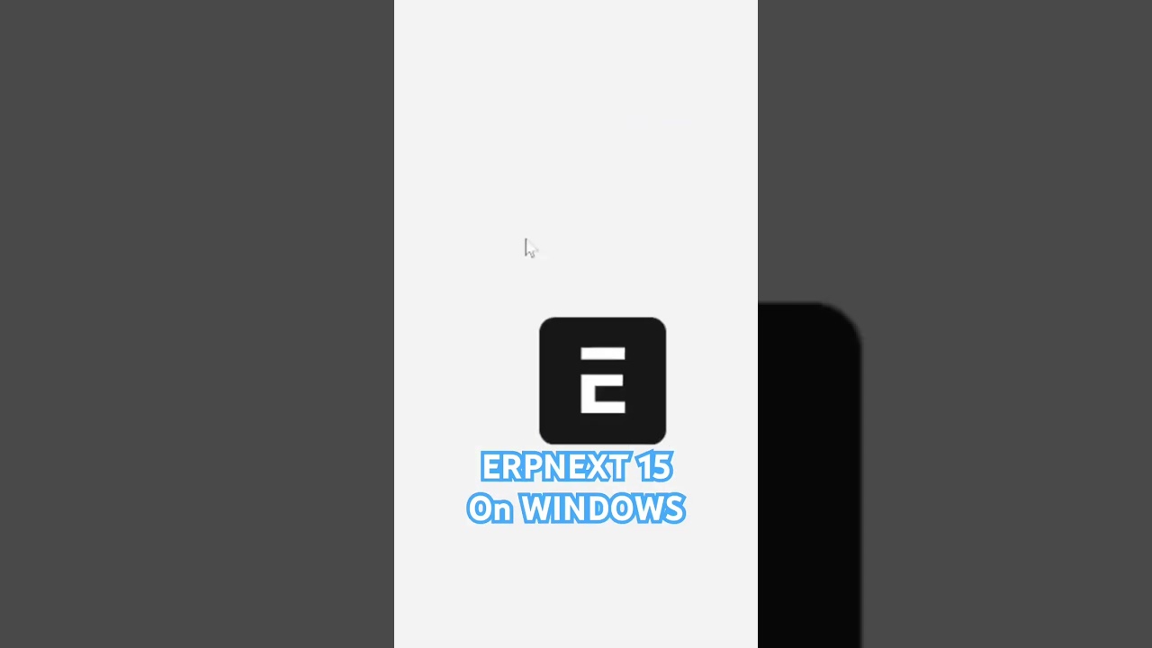 ERPNEXT 15 on windows