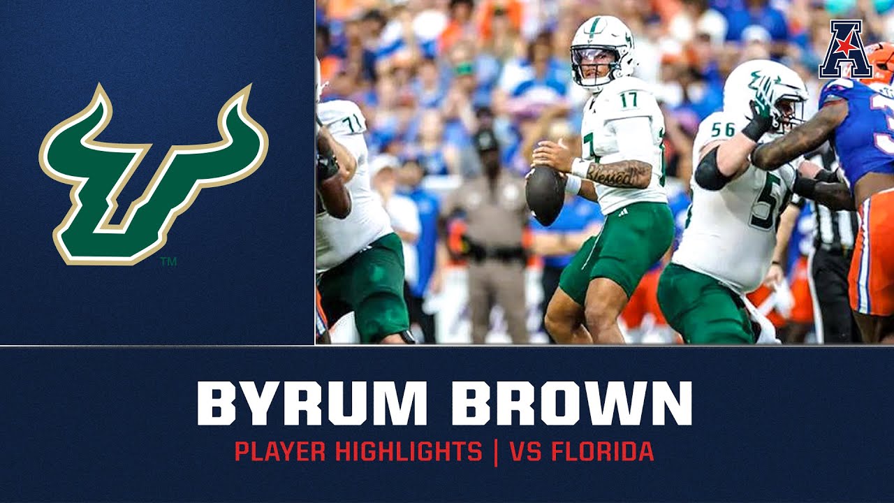 Player Highlights: Byrum Brown | South Florida vs Florida (Sept. 6, 2025)