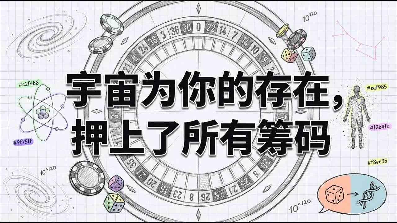 宇宙精细调节 | 你的存在是十的一百二十次方分之一的奇迹 | 王利杰频道