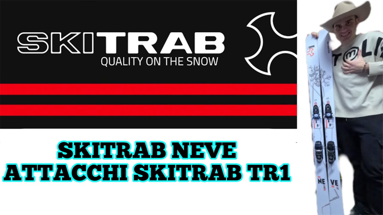 SKITRAB NEVE e attacchi Skitrab TR1 - Noleggio sci alpinismo in Valmalenco #skitrab