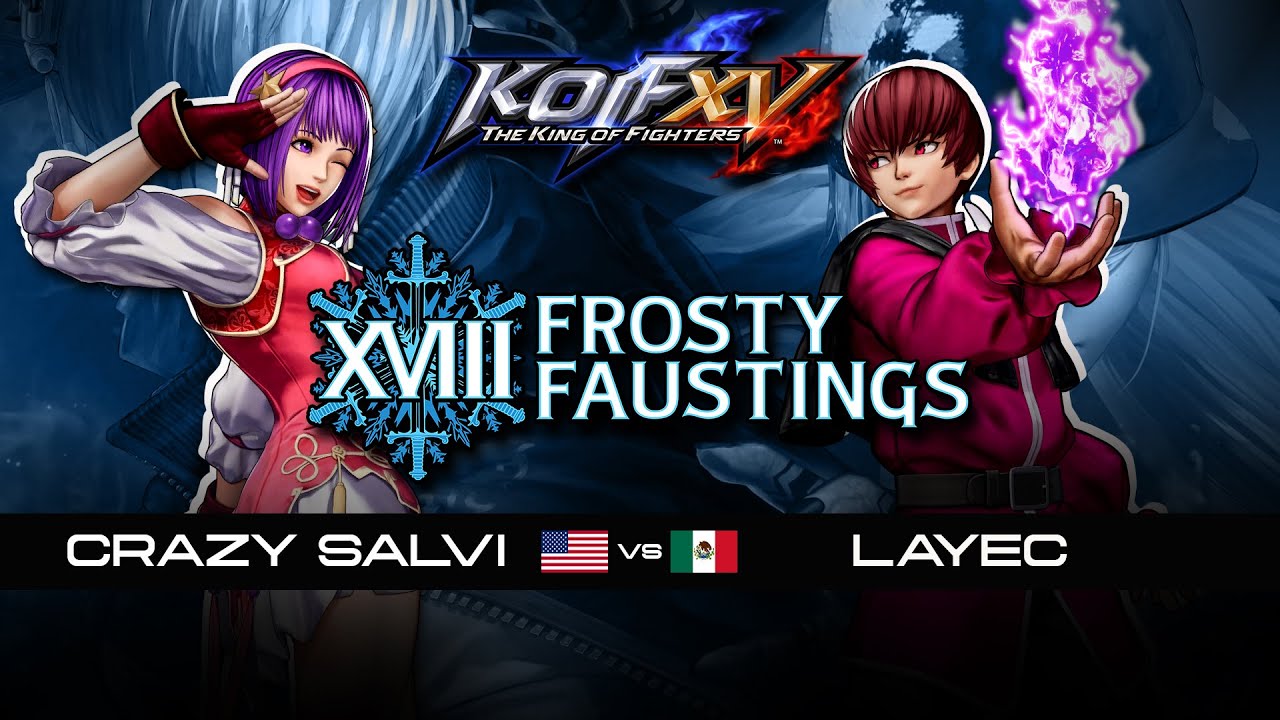 KOF XV 🇺🇲 CRAZY SALVI против LAYEC 🇲🇽 Топ-8 проигравших | Frosty Fausting XVIII 2026 | THE KING O...