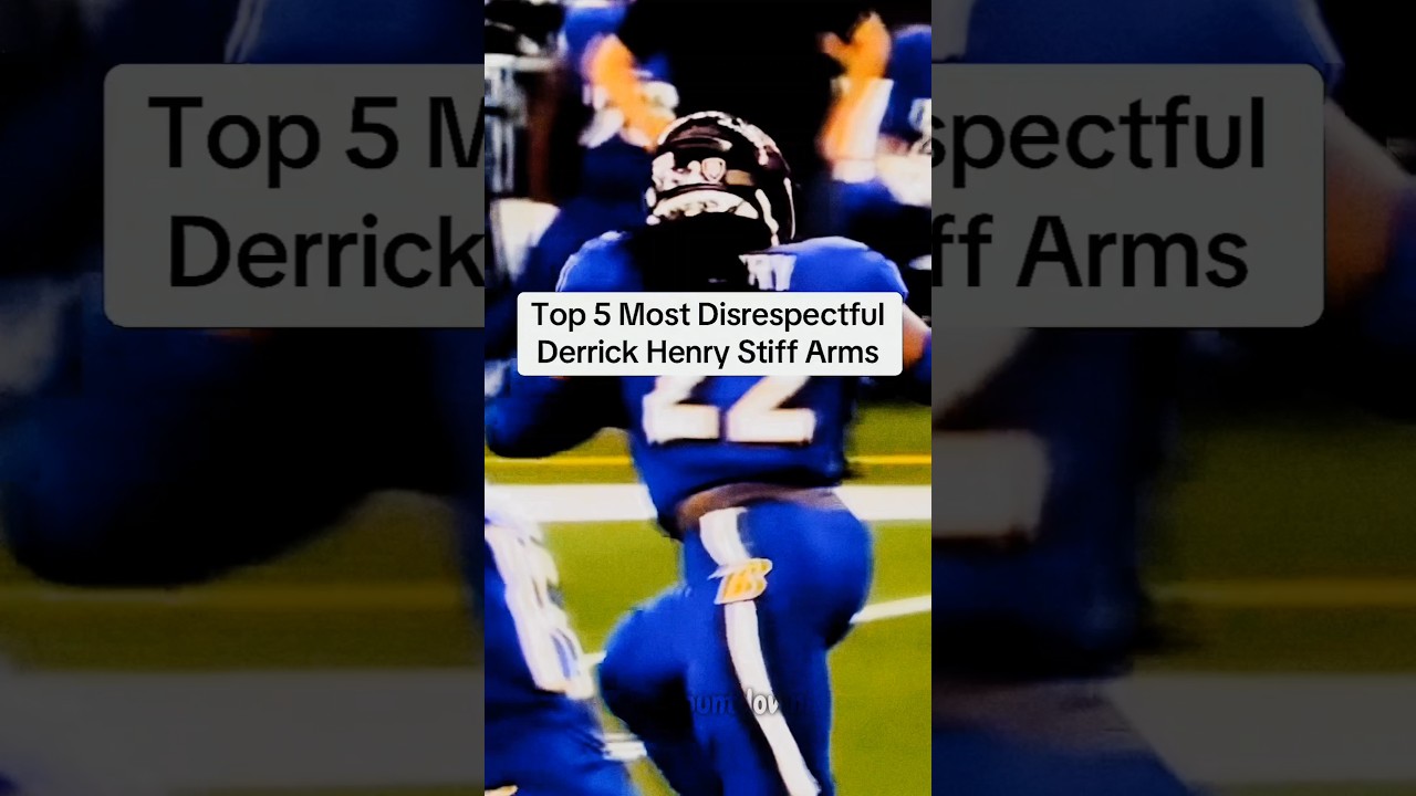 Top 5 Most disrespectful DERRICK HENRY stiff arms 🏉🐻&zwj;❄️ , Did I forget anything? #nfl #nflrankings
