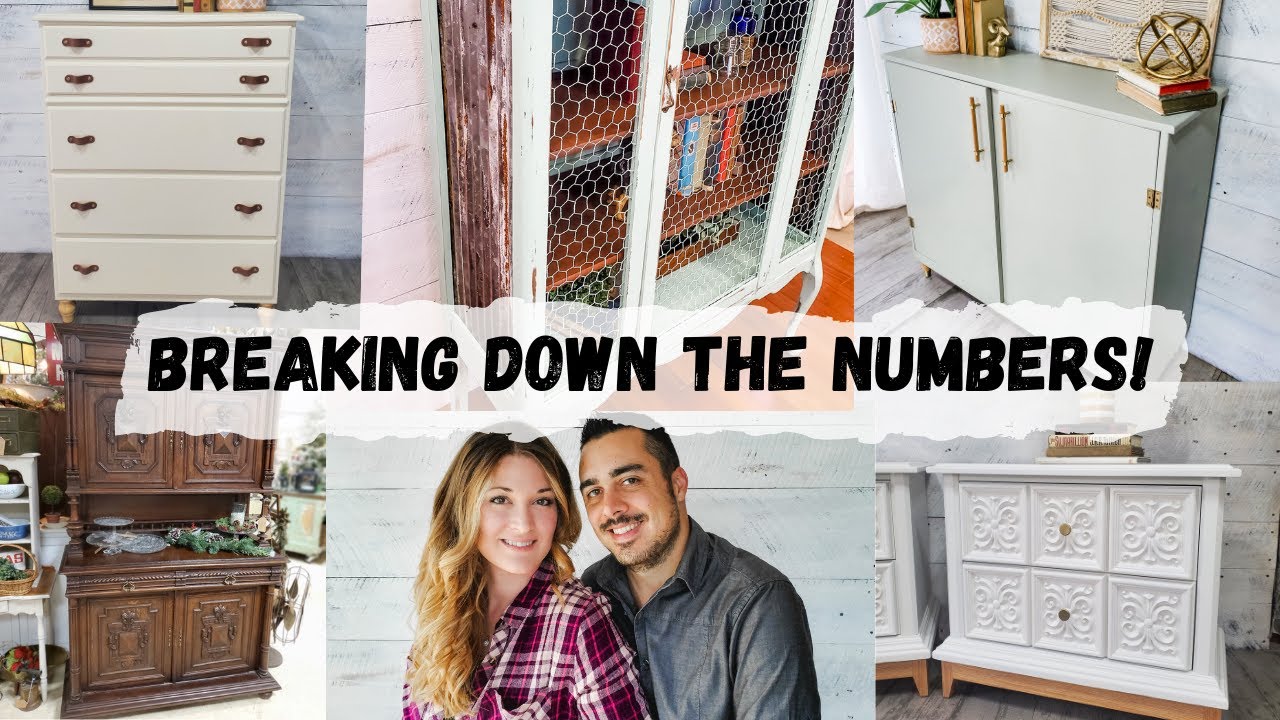 Furniture Flipping For Profit | What Did We Actually Make Flipping These Pieces of Furniture? - Pt 1