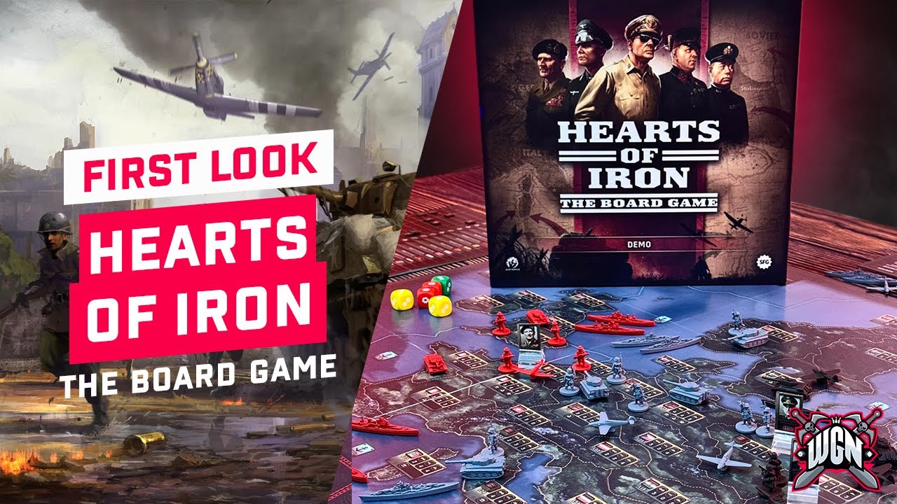 Hearts of Iron the board game. A First Look at the Prototype