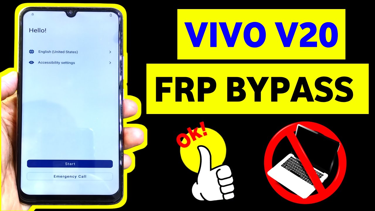 Vivo V20 FRP Bypass l Bypass Google Account l V20 FRP Bypass