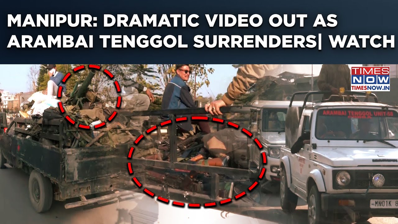 Manipur: Arambai Tenggol Surrenders, Shocking Video Out| 'Deadline' Brings Militants In Line? Watch