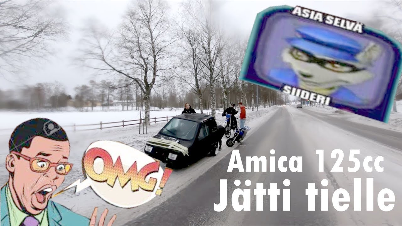 125cc amica linttaa (j&auml;tti tielle...)