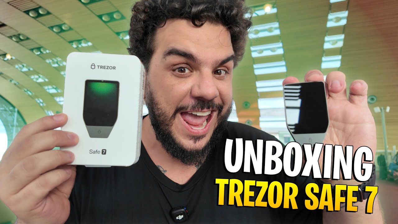Unboxing Trezor Safe 7 🔒  A nova era das hardwallets chegou!
