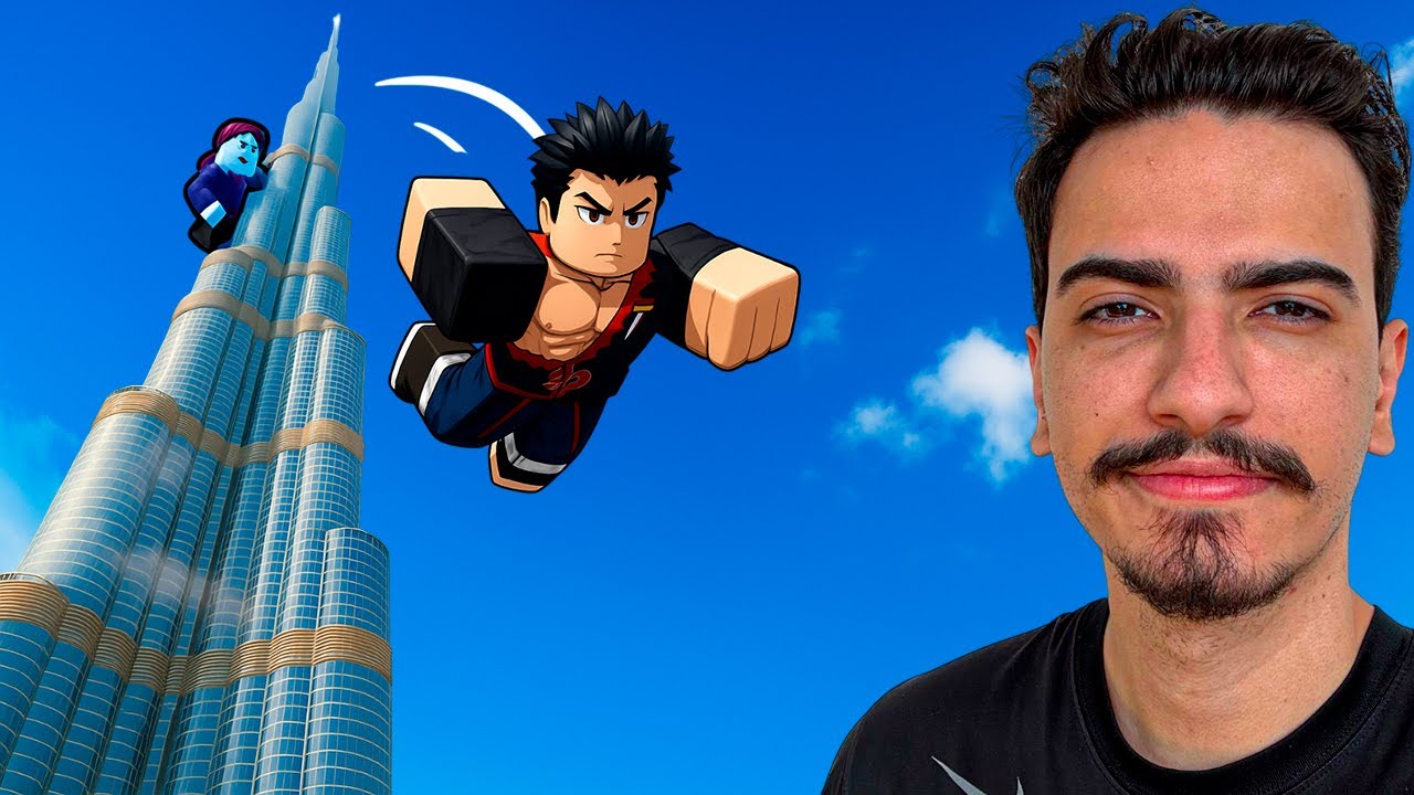 SALTEI da TORRE MAIS ALTA do ROBLOX INTEIRO ​​Climb and Jump Tower